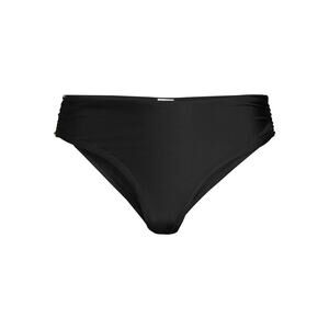 Swim Bottom Beaded Mid Rise Black Time‎ And Tru Women's Plus 1X